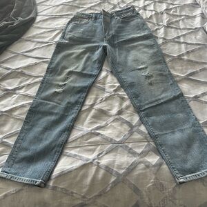 Lucky Brand Women’s Distressed Light Blue Jeans